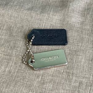 Coach Leather and Metal Hang Tag Charms